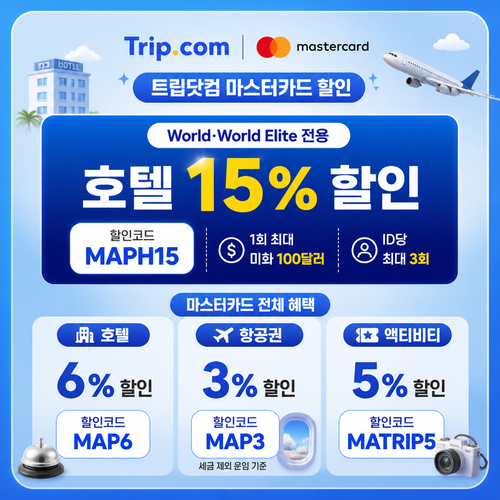 트립닷컴 마스터카드 할인